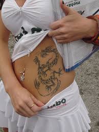 Celebrity With Dragon Tattoo Style