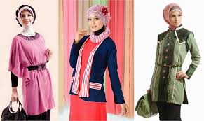Trend Contoh Baju Muslim Model Sekarang 2015