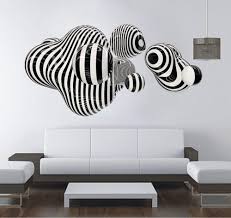 3D Shape wall art for housewares in vinyl | wallartdecals ...