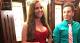 Sydney Leathers shows up at Anthony Weiner election party
