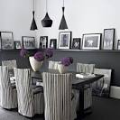 Modern Black And White Luxury Dining Room Ideas Black And White ...