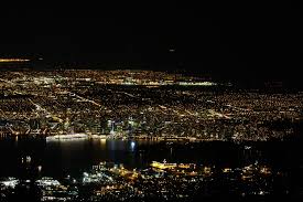 Vancouver bei Nacht vom Grous Mountan von Ante Rasack - Vancouver-bei-Nacht-vom-Grous-Mountan-a23011288