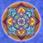 Harmony Mandala Painting by Jo Thomas Blaine - Harmony Mandala