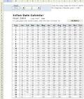 Julian Date Calendar in Excel