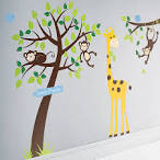 Kids Bedroom, Cool Wall Sticker For Kids Rooms Ideas : Creative ...