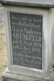 Grab von Gerd Andreas Grünefeld (07.09.1814-03.11.1886), Friedhof ... - ba055