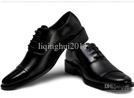 2012 Popular Black Leather Dress Shoes Men's Casual Shoes Groom ...