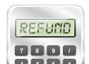 occupational tax refund icon.