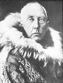 Roald Amundsen in furs