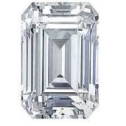 Emerald cut diamond