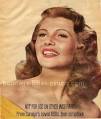 Rita Hayworth bio, movies, pictures Boomers Pinups - rita_hayworth_pinup
