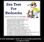 SydesJokes: Sex Test For Rednecks