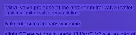 Image result for Mitral valve prolapse syndrome Rule Outs