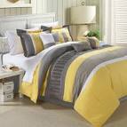 Space Living Euphoria 8-Piece Yellow Comforter Set Comforter Sets