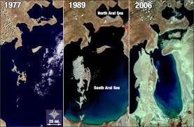 Disappearing of Aral Sea