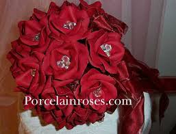 red rose wedding bouquets