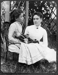 Helen Keller with Anne
