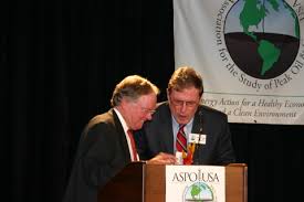 Matt Simmons receives his M.