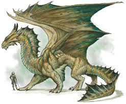 Brass dragons have supple,
