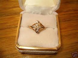 diamond pinky rings