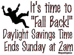 Daylight Savings Time Fall