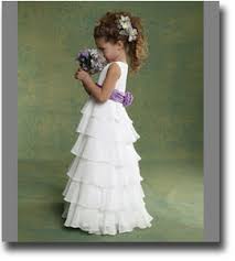 flower girl dress with flower