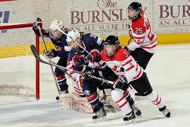 U.S. vs. Canada womens hockey