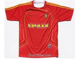 Spain Soccer Jersey, Spanish
