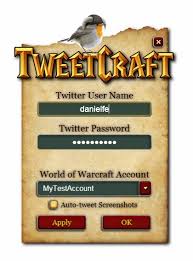 of Warcraft Twitter client