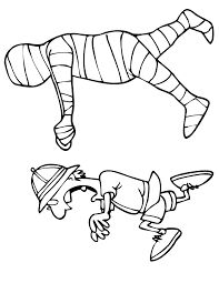 More Mummy Coloring Pages