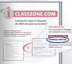 Resources in ClassZone.