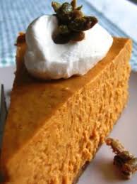 mmmm, pumpkin cheesecake!