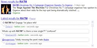 Google Real Time search