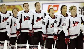 (above) The USA Womens Hockey