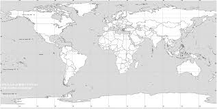 World Maps in Black,