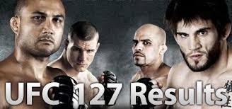 UFC 127 results and LIVE fight