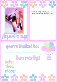 party invitations printable