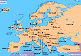 Map of Europe Geography | Map