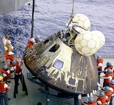 The recovery of the Apollo 13