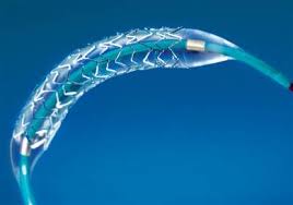 use of stents coated with