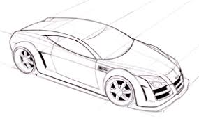 simple car drawings