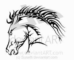 tribal horse designs