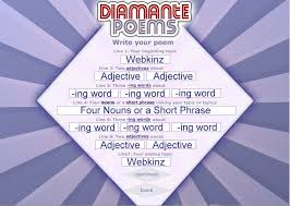 diamante poem examples