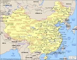 Map: Modern China