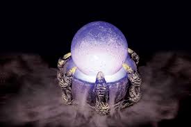 A foggy crystal ball.