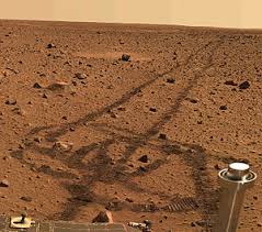 of rover on Mars