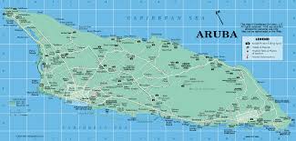 Aruba Map from