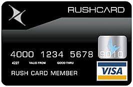 The RushCard is a prepaid Visa