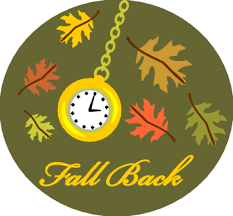 Fall Back this Weekend