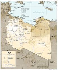 Country Map of Libya